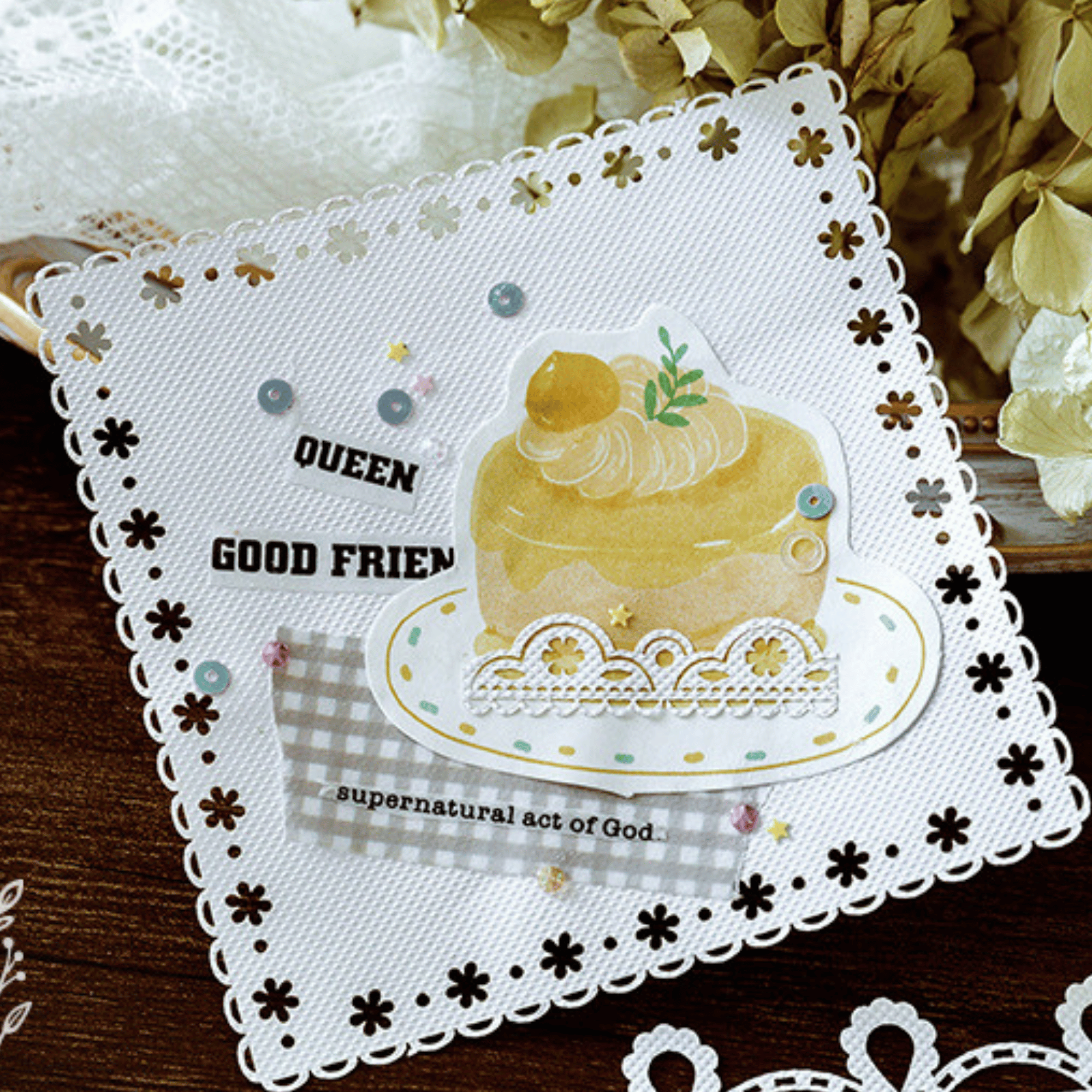 Lace Tea Party Paper Doilies-10 pcs per set