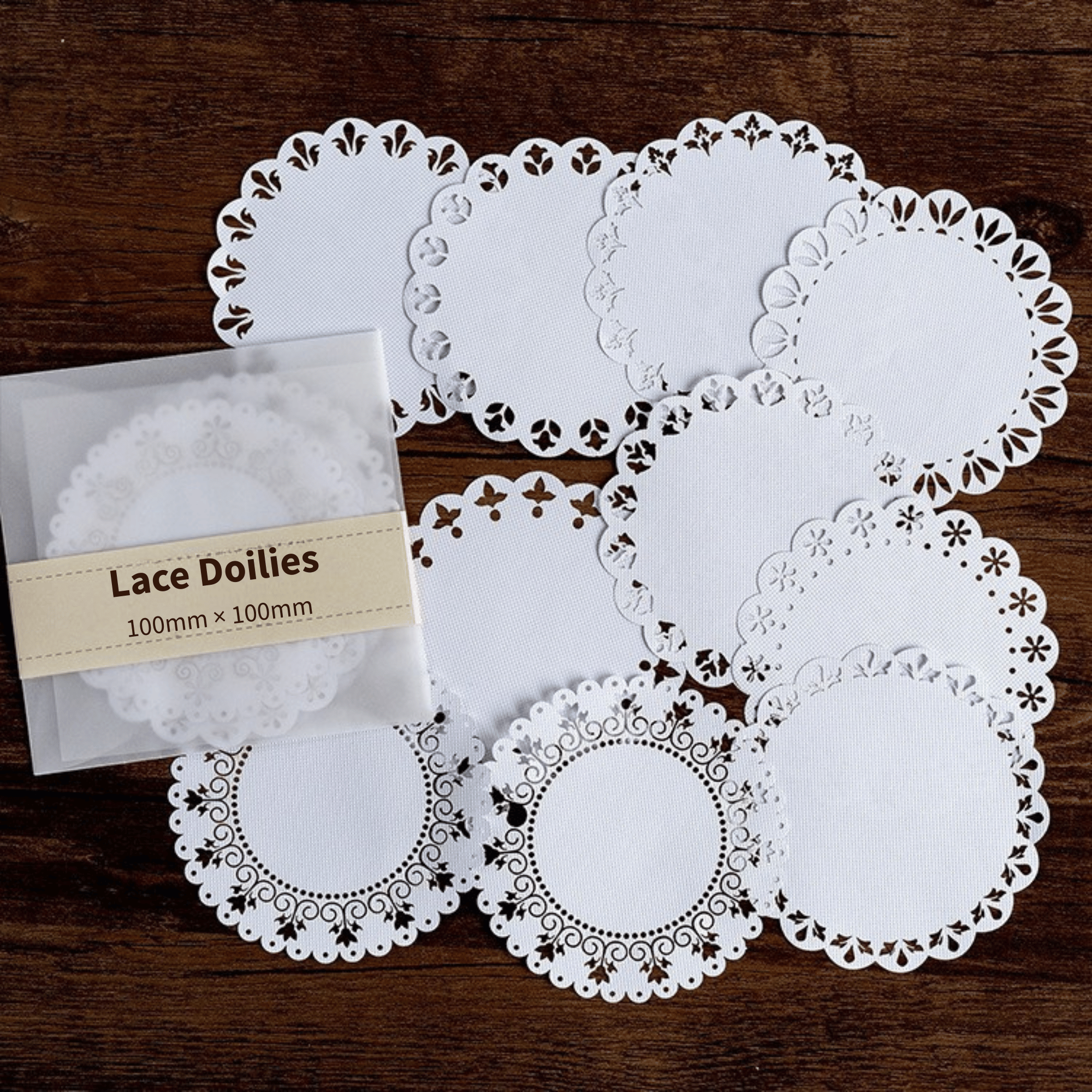 Lace Tea Party Paper Doilies-10 pcs per set