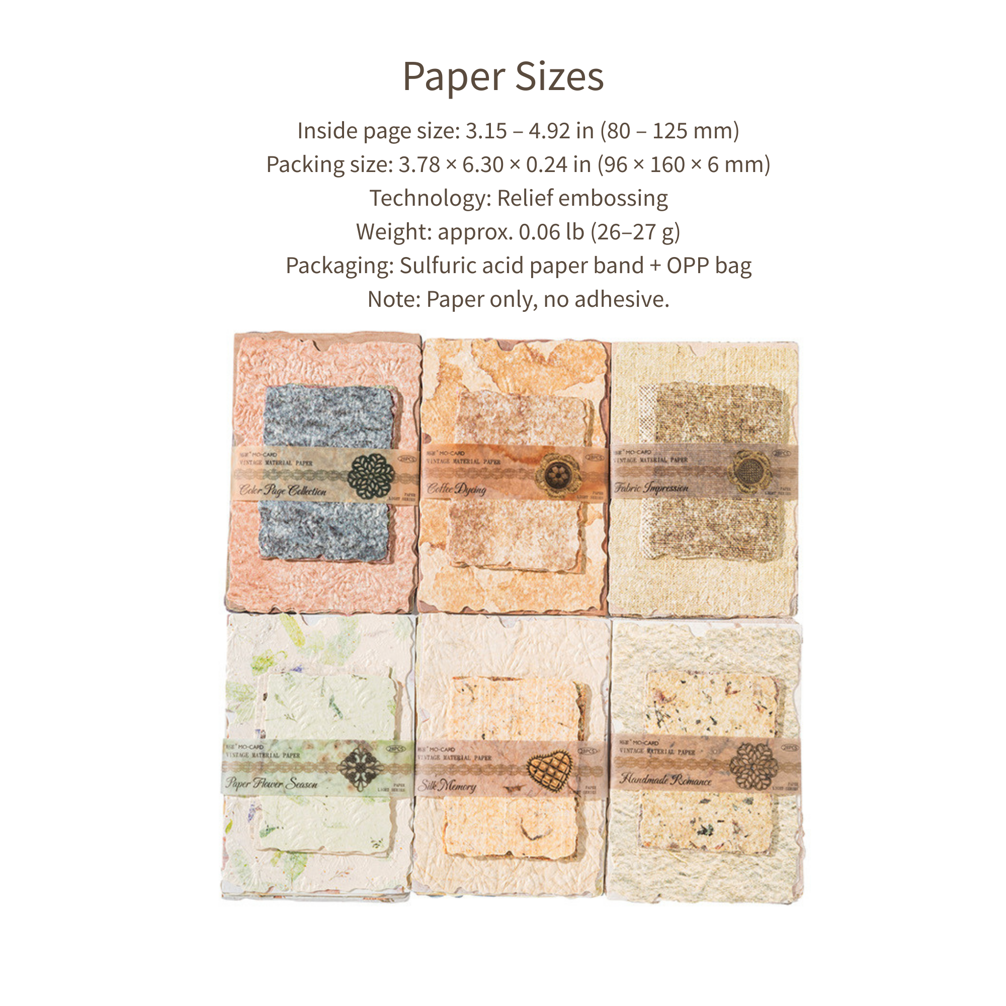 Textured Paper Set (28 PCS)