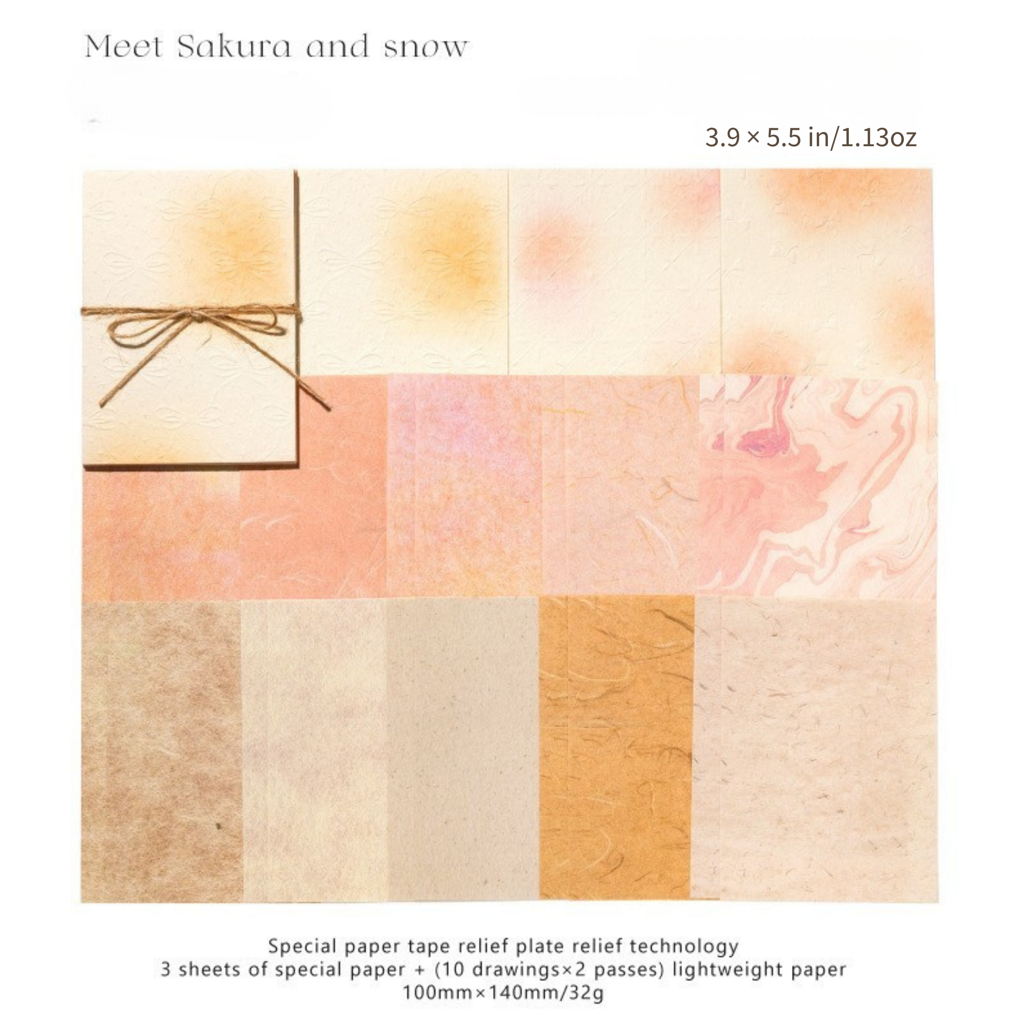 Color blush series paper-23 PCS