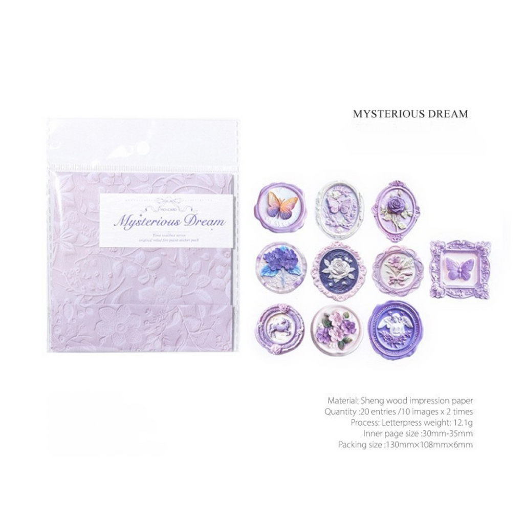Time mail series stickers-20PCS