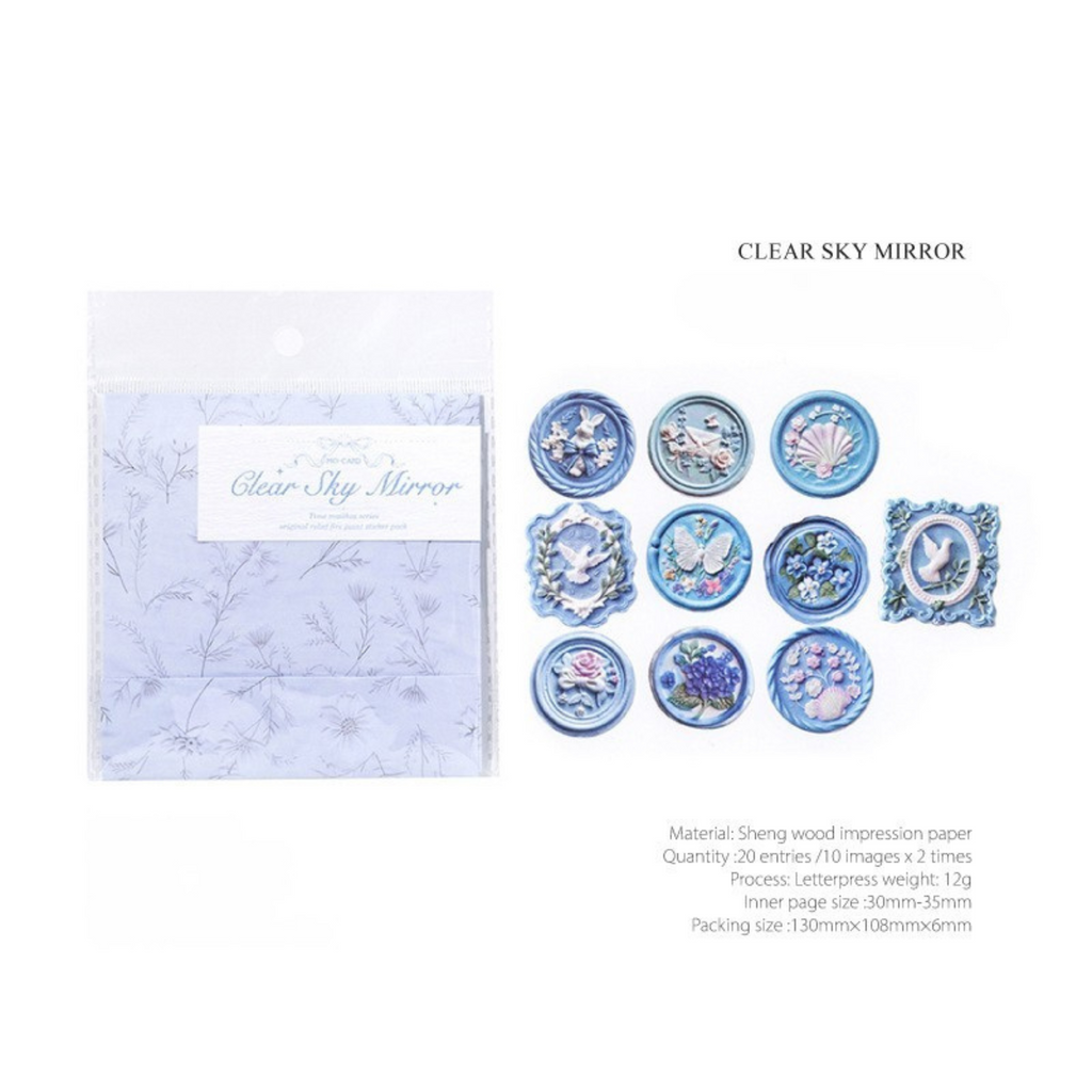 Time mail series stickers-20PCS
