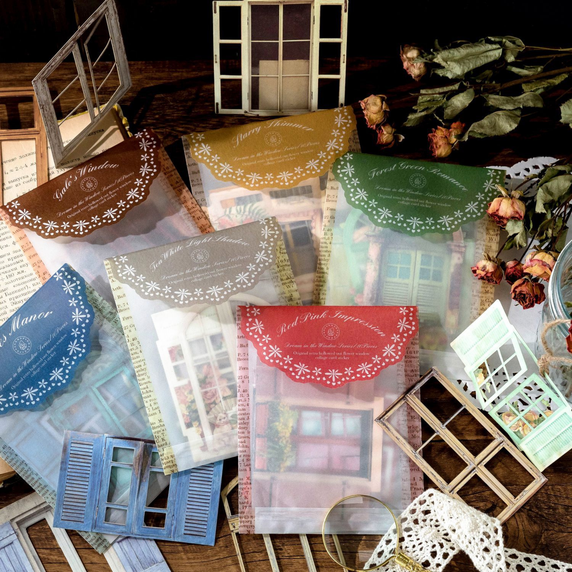Dream in the Window Series Stickers-10 PCS