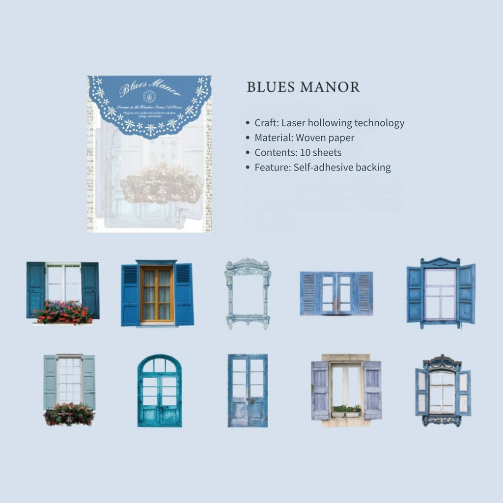 Dream in the Window Series Stickers-10 PCS