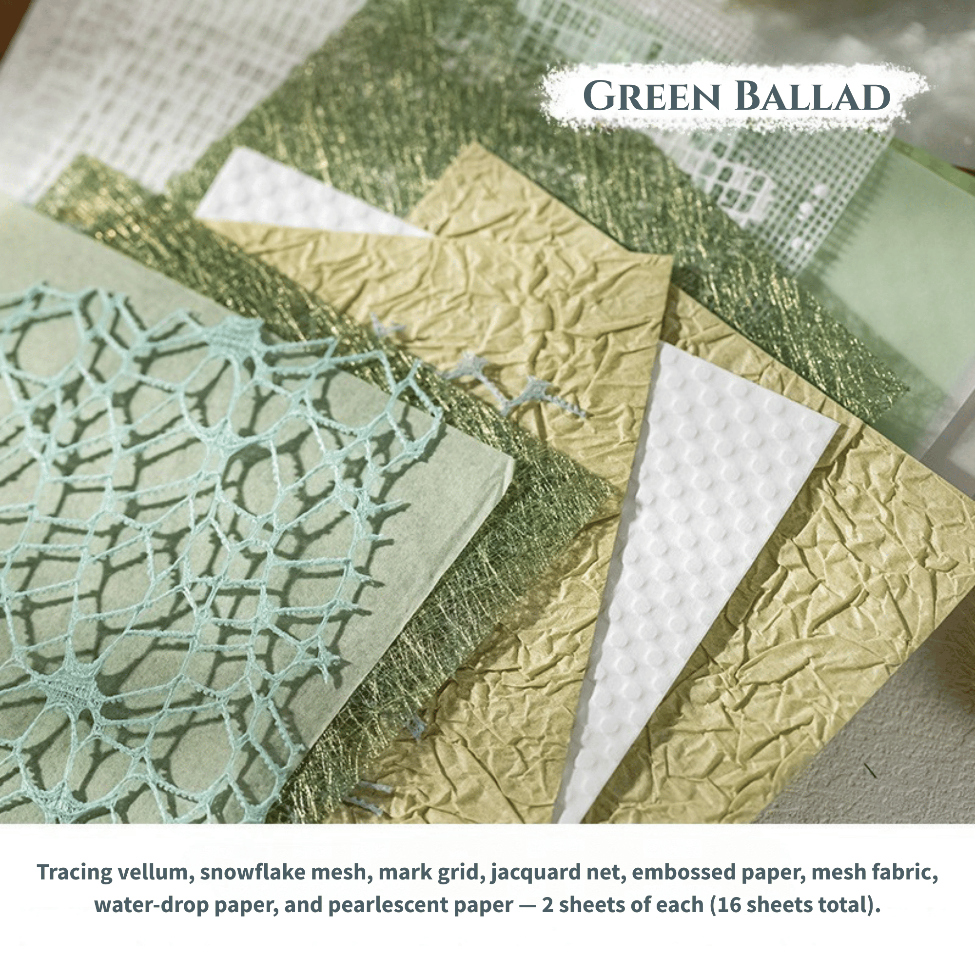 Classic Motif Specialty Paper Pack-6 unique style
