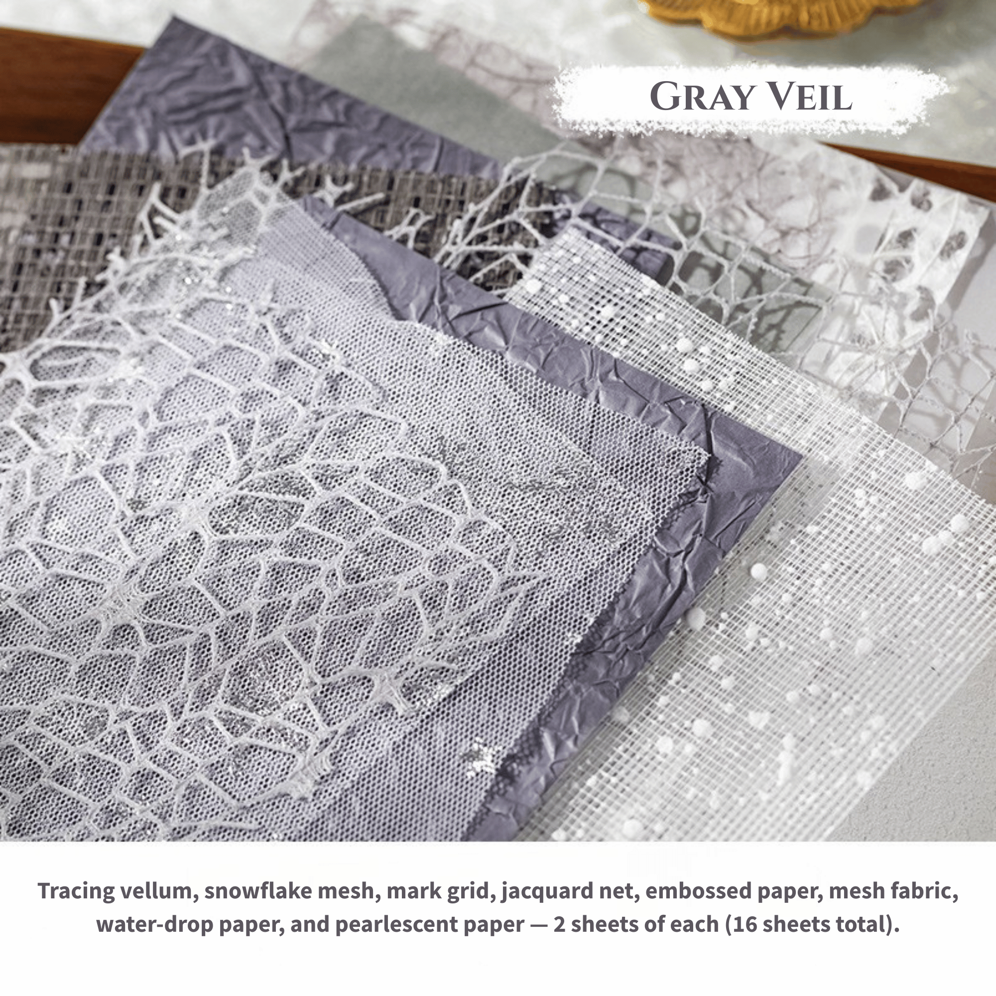 Classic Motif Specialty Paper Pack-6 unique style