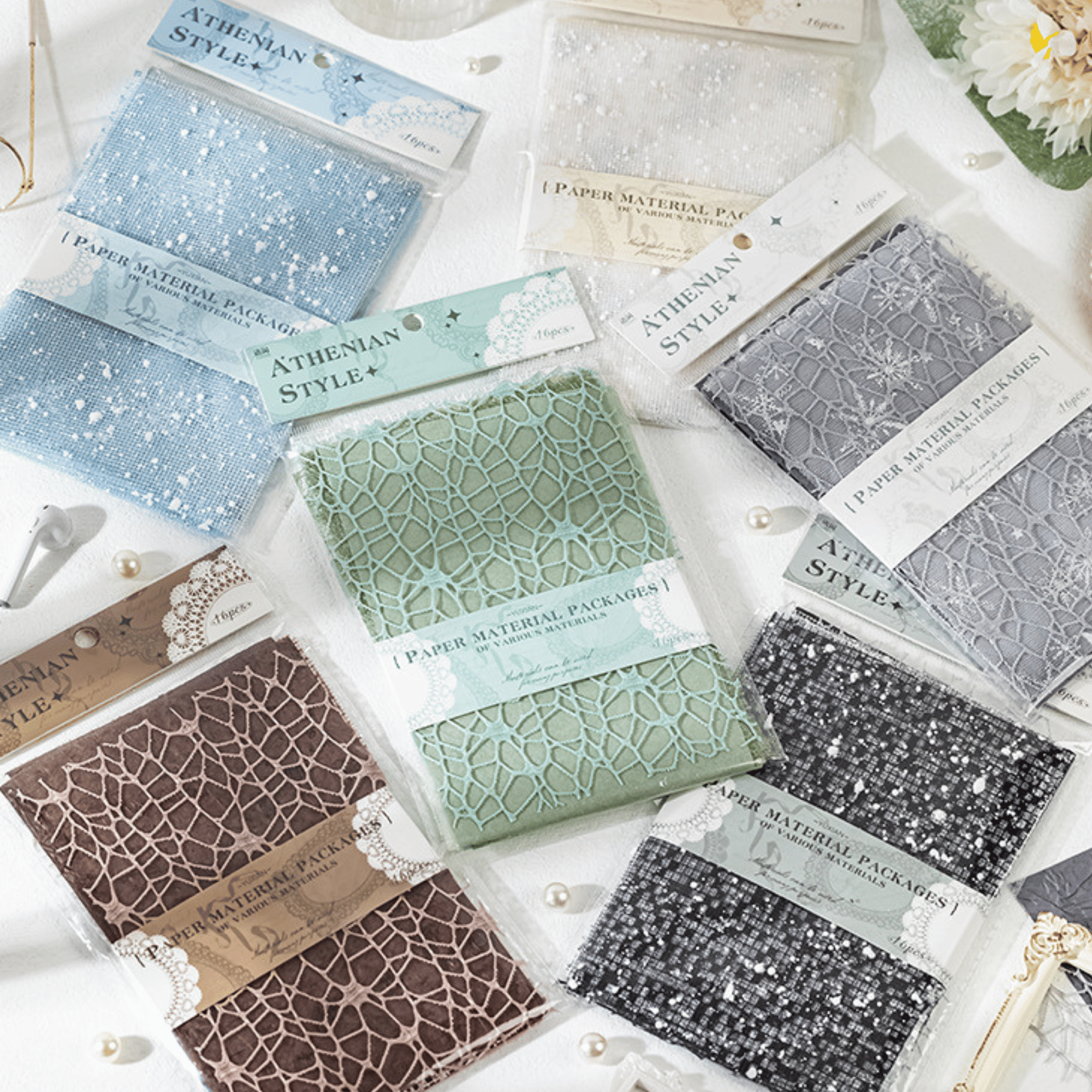 Classic Motif Specialty Paper Pack-6 unique style