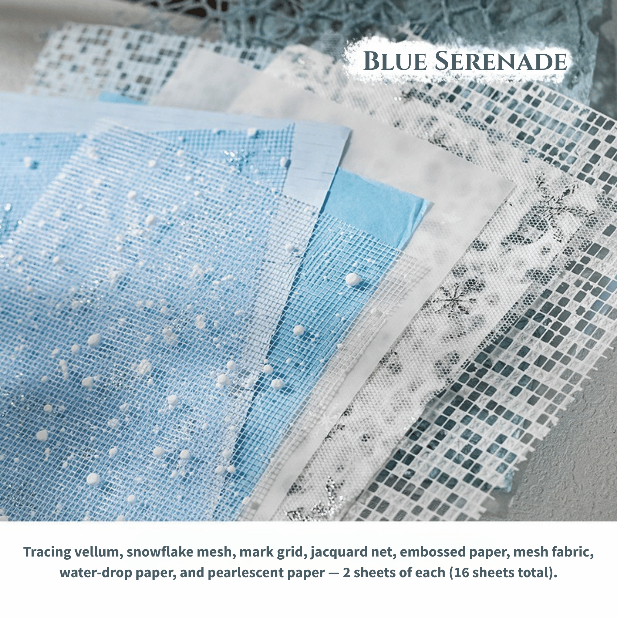 Classic Motif Specialty Paper Pack-6 unique style