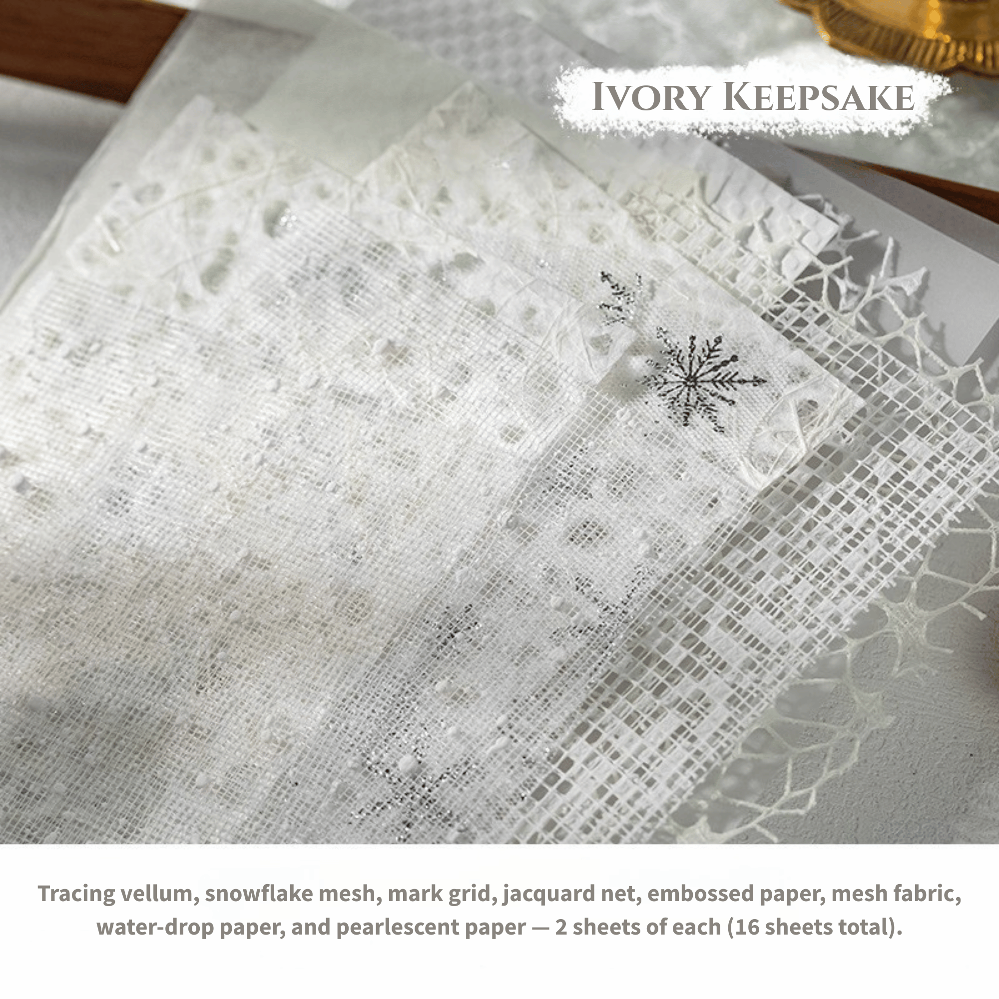 Classic Motif Specialty Paper Pack-6 unique style