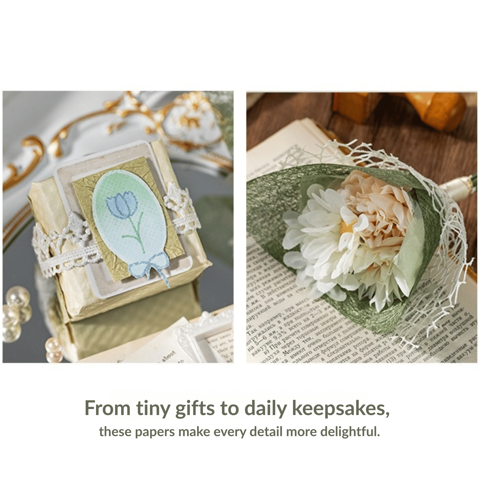 Classic Motif Specialty Paper Pack-6 unique style