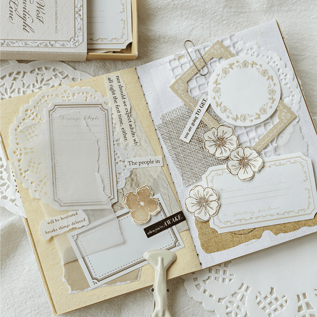 Dream Return Embossed Sticky Notes-6 unique style