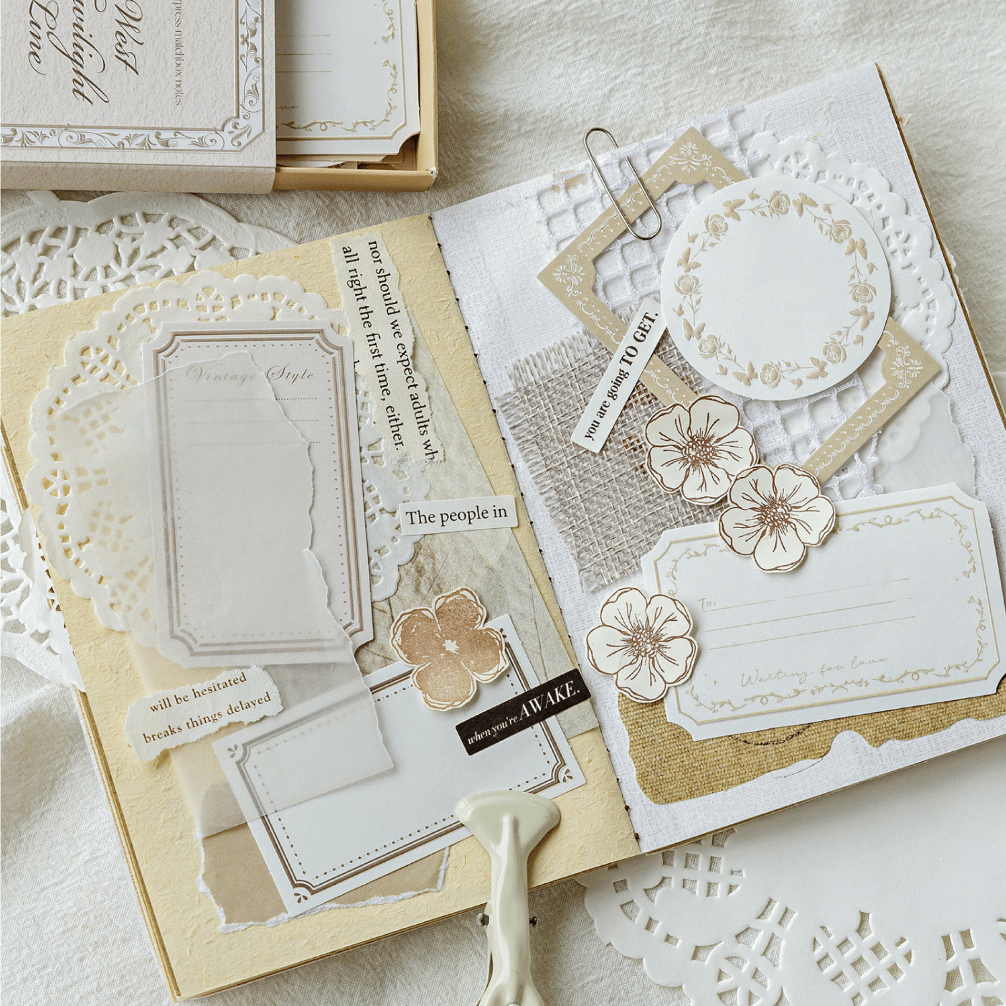Dream Return Embossed Sticky Notes-6 unique style