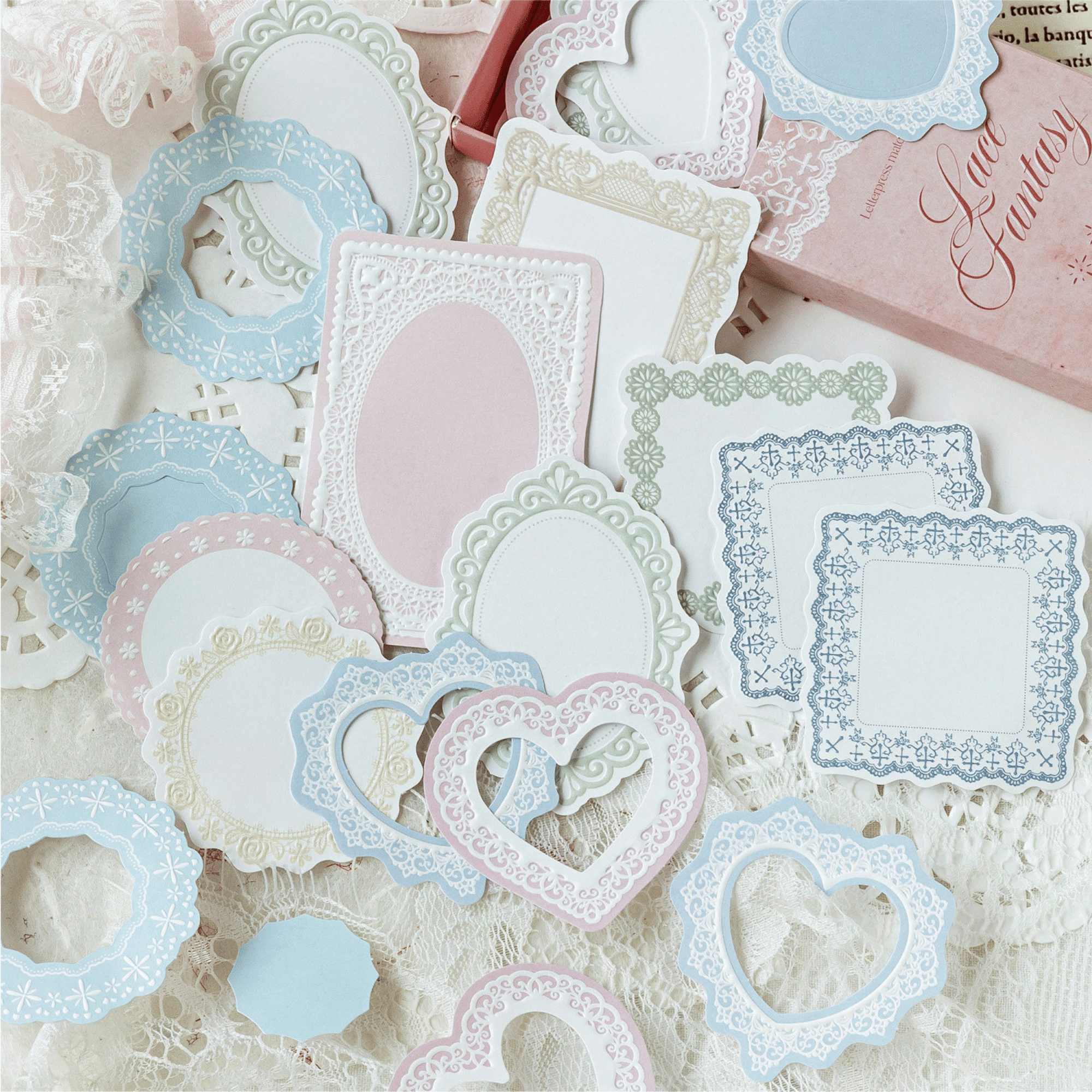 Dream Return Embossed Sticky Notes-6 unique style