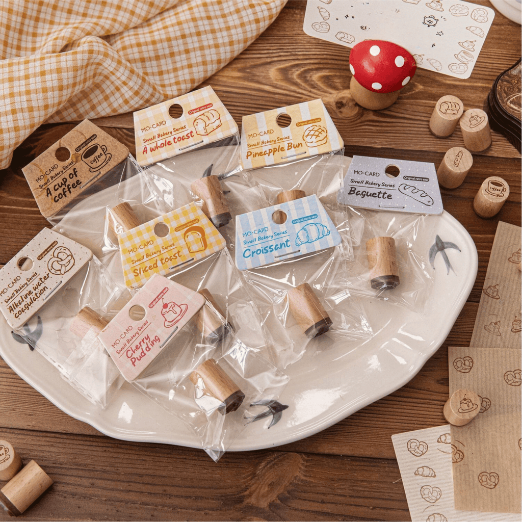 Tiny Bakery Stamp — DIY Gift Wrapping & Decorative Rubber Stamp