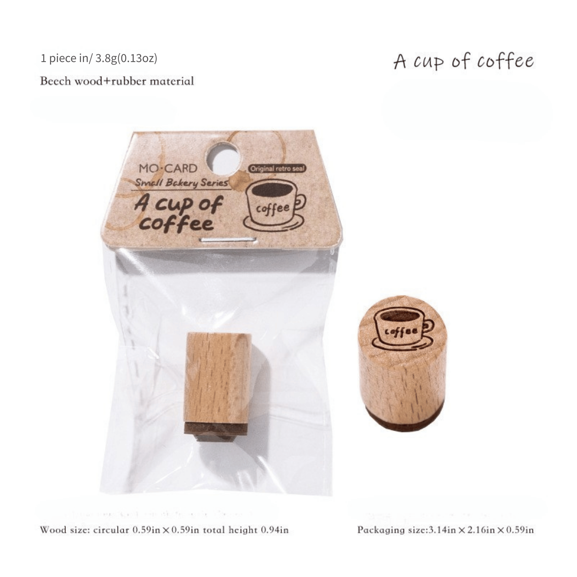 Tiny Bakery Stamp — DIY Gift Wrapping & Decorative Rubber Stamp